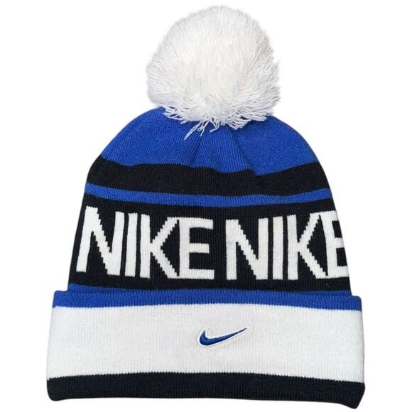 🔸BUNDLE ONLY🔸|EUC| NIKE Winter Pom Logo Beanie - Picture 1 of 5